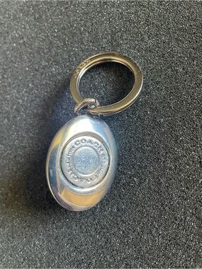 Coach Turn Key Lock Metal Keychain